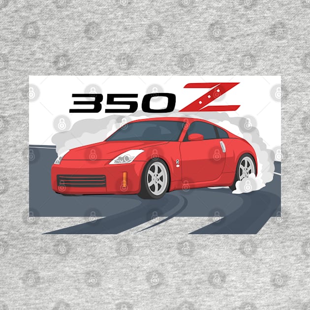 car 350z drift red by creative.z